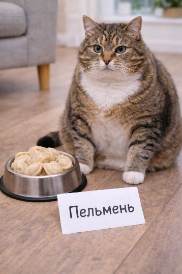 Кот Пельмень