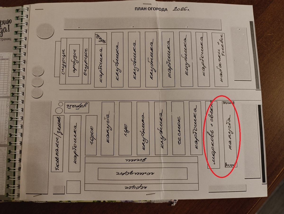 Первоначальный план посадок на 2026 год