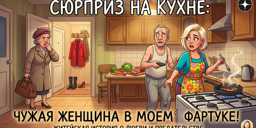 Вернувшись из санатория на день раньше, Нина Петровна застала на своей кухне чужую женщину
