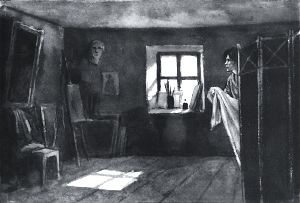 Кукрыниксы. Иллюстрации к повести Н.В. Гоголя "Портрет" музей П.Н. Крылова