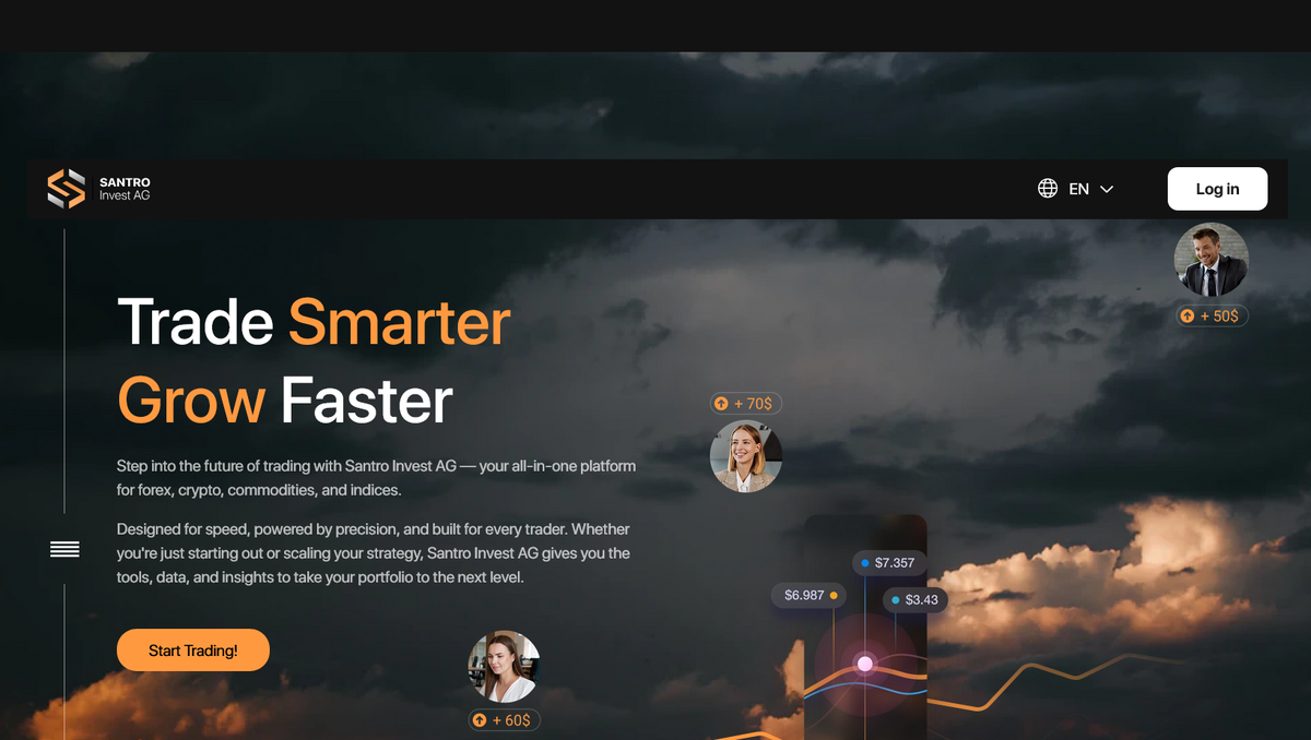 Santro Invest AG отзывы — обман или псевдоброкер?