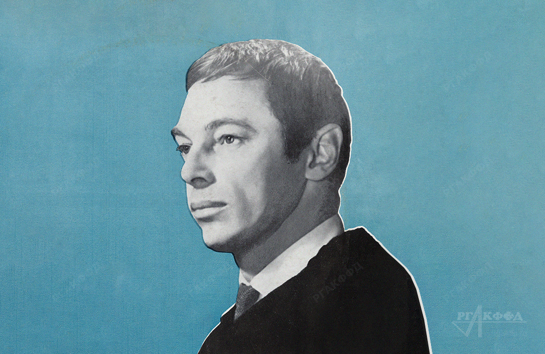 Портрет композитора А.С. Зацепина / Скан изображения с конверта грампластинки «Александр Зацепин. Разговор со счастьем. Песни из кинофильмов» (1974 г.) / РГАКФФД. Арх.№ ф. 4, ед. уч. 47224