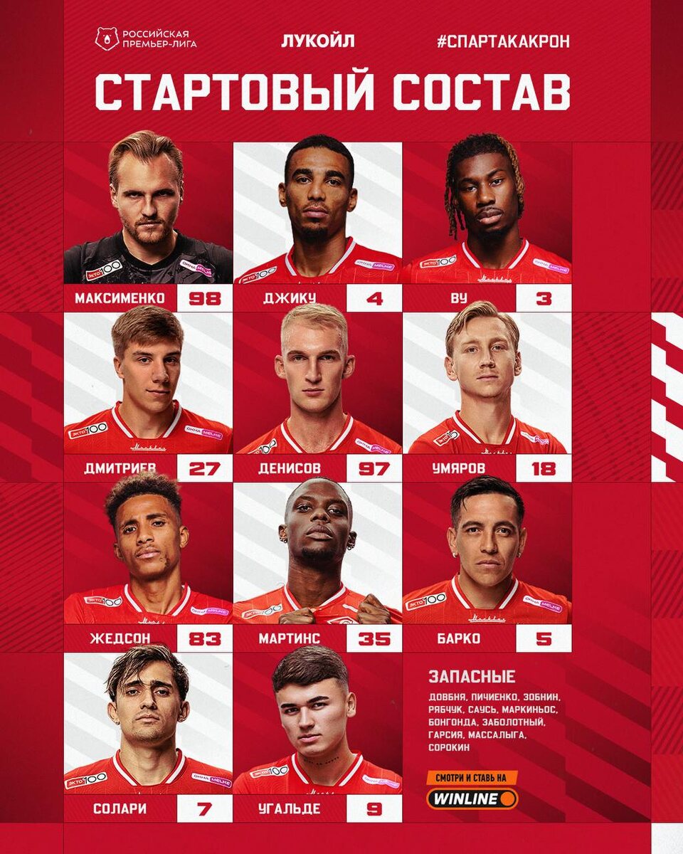 Из телеграм-канала "Спартака".