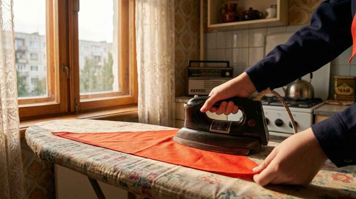 Утренний ритуал советского школьника