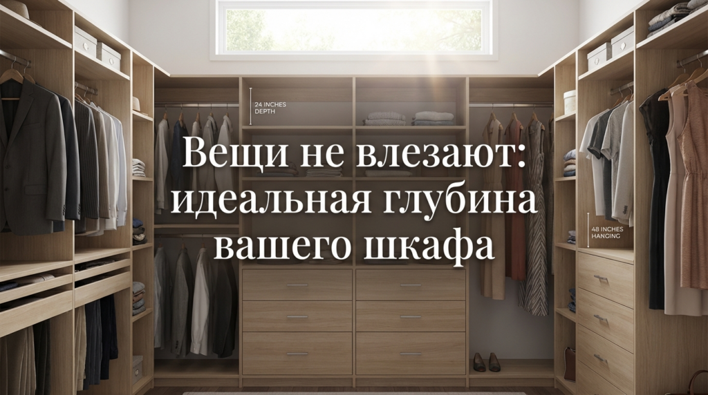    Оптимальные габариты шкафа для удобного хранения вещей MDKUHNY