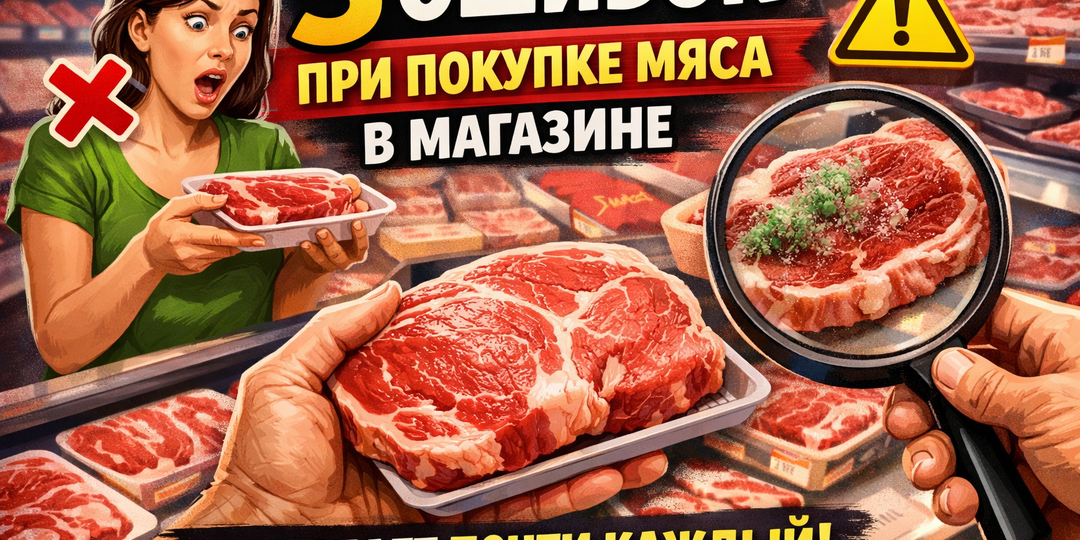 5 ошибок при покупке мяса в магазине – их делает почти каждый