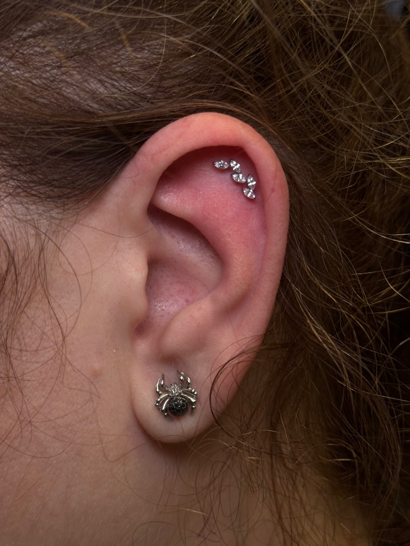 Прокол хеликс и мочка