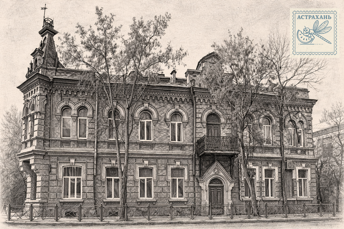 Вот таким когда-то мог быть "главный" дом усадьбы Калининых... 