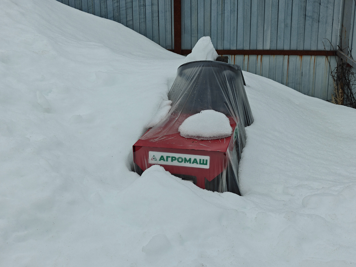 Агромаш МТ-110 зимует