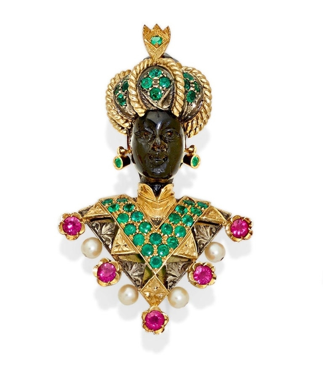 Брошь "Голова Мавра"