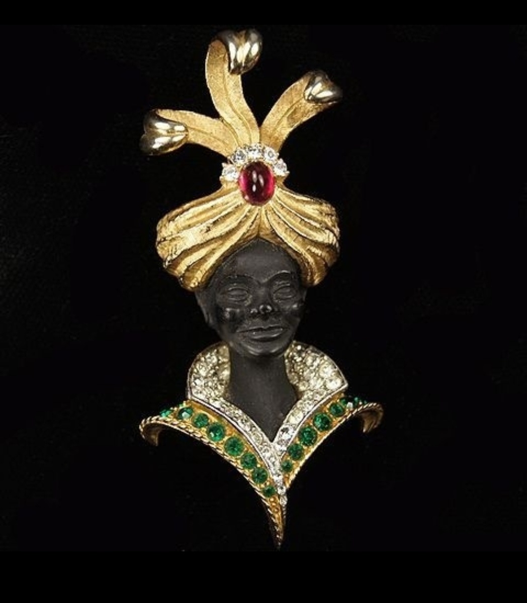 Брошь "Голова Мавра"