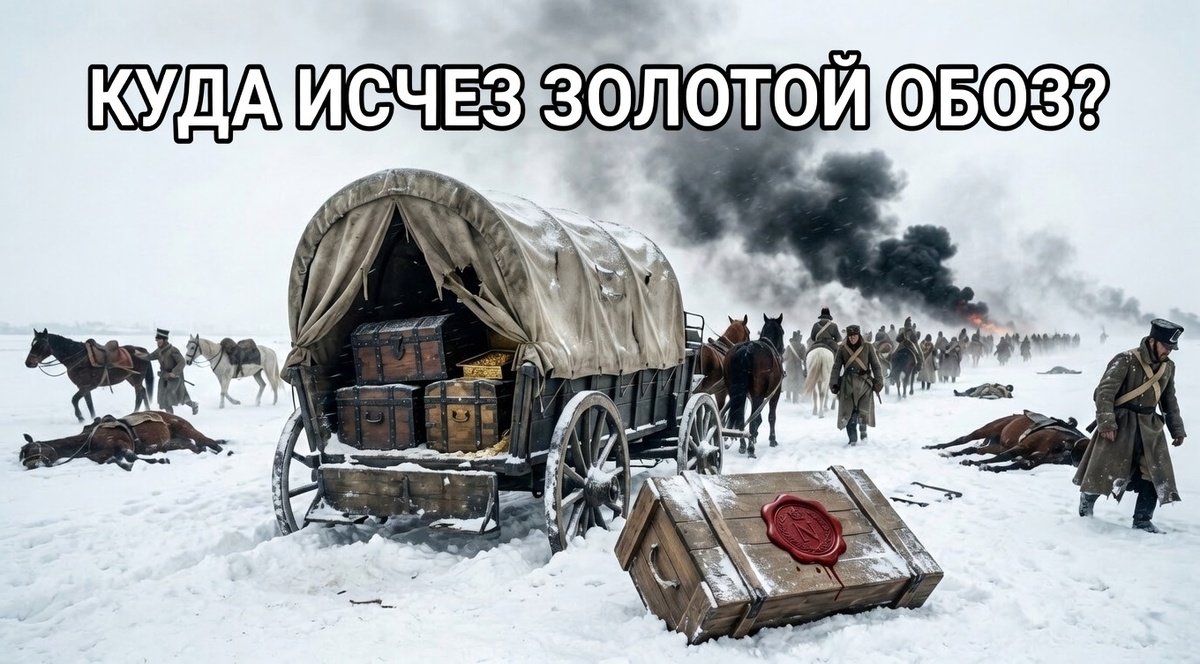Куда исчезли 200 фургонов "Золотого обоза"? Визуализация событий