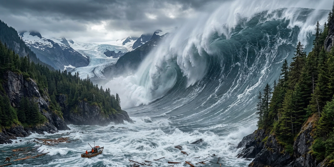 Волна выше 500 метров. Чем закончилось самое мощное цунами, которое произошло в 1958 году