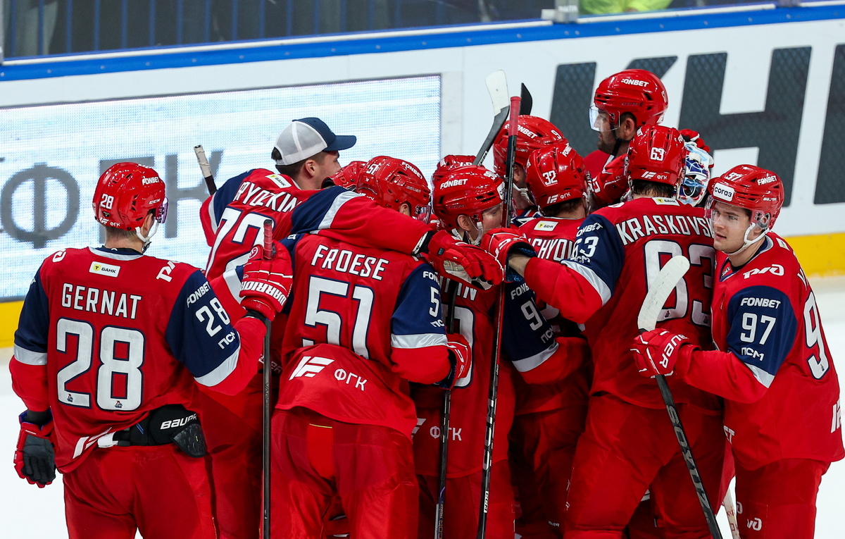    Хоккеисты "Локомотива"  Александр Щербак/ТАСС