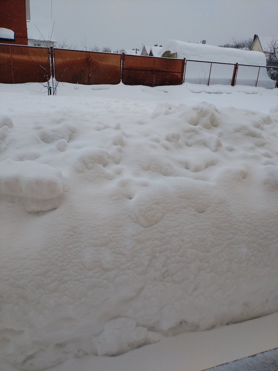 Эх снег- снежок !