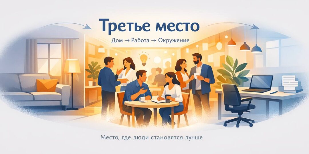 Что такое «третье место» — и почему оно сегодня нужно каждому