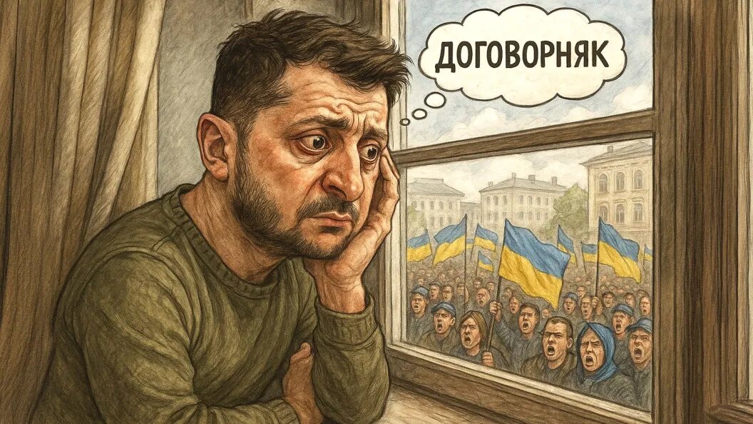    Зеленский экстренно готовит "план Б" из-за Ирана. Коллаж Царьграда