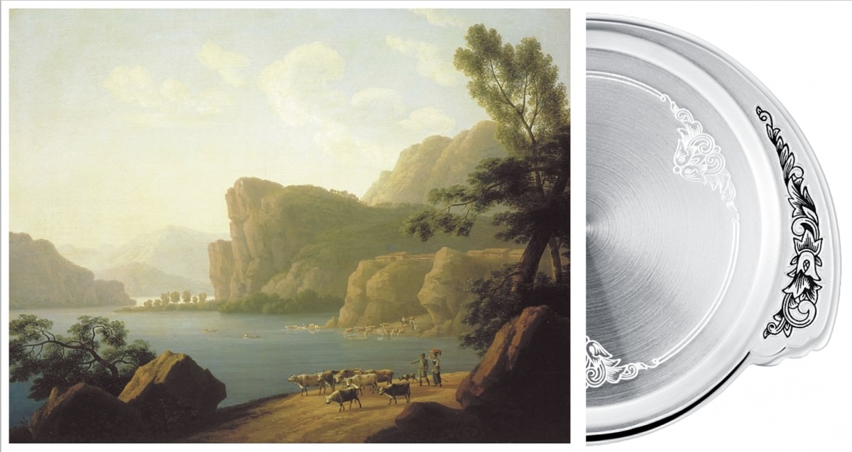 Вид реки Селенги в Сибири 1817