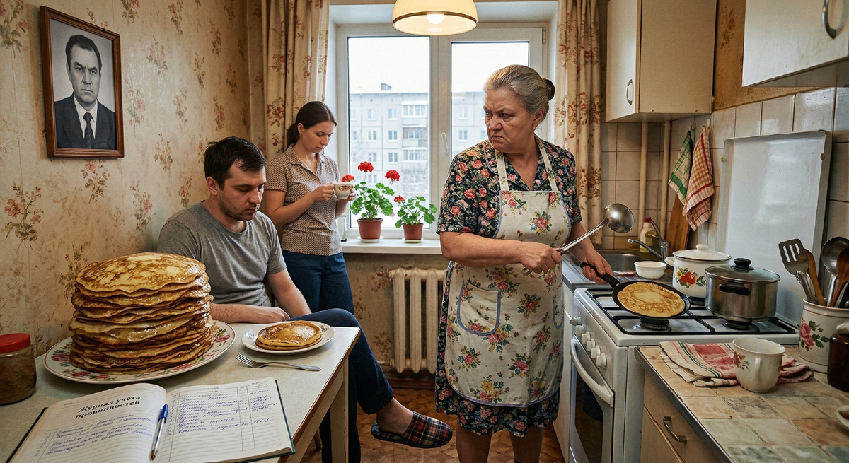 Тещины блины с привкусом контроля: как я выживал в гостях у мамы жены