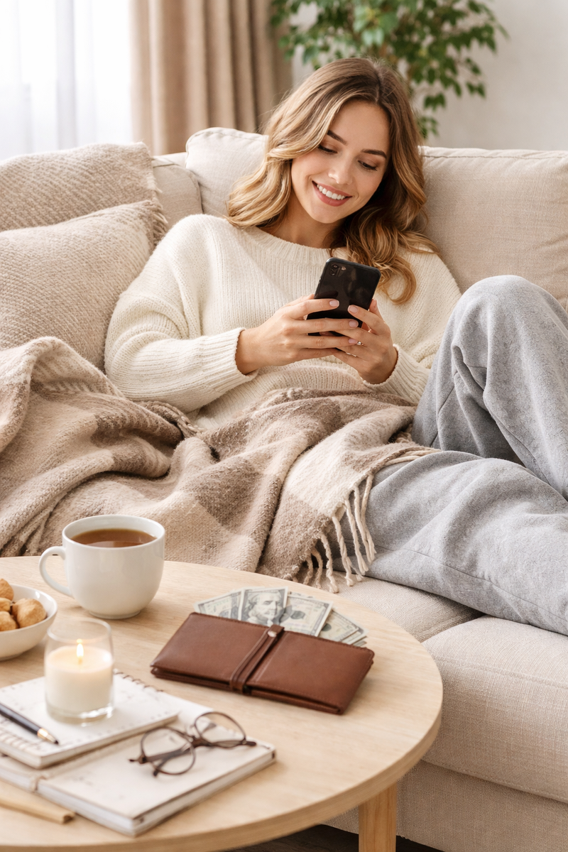 Вот так выглядит человек, который не считает каждую копейку, но всегда при деньгах.