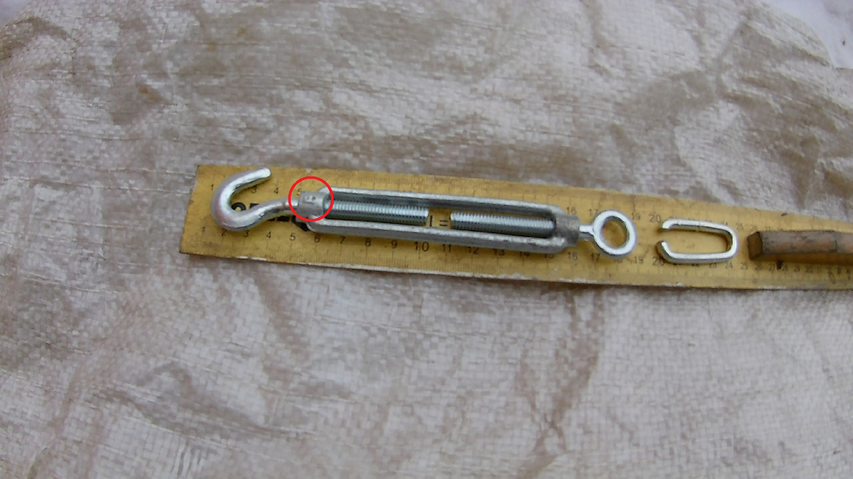 Маркировка (8) указана на самом талрепе 