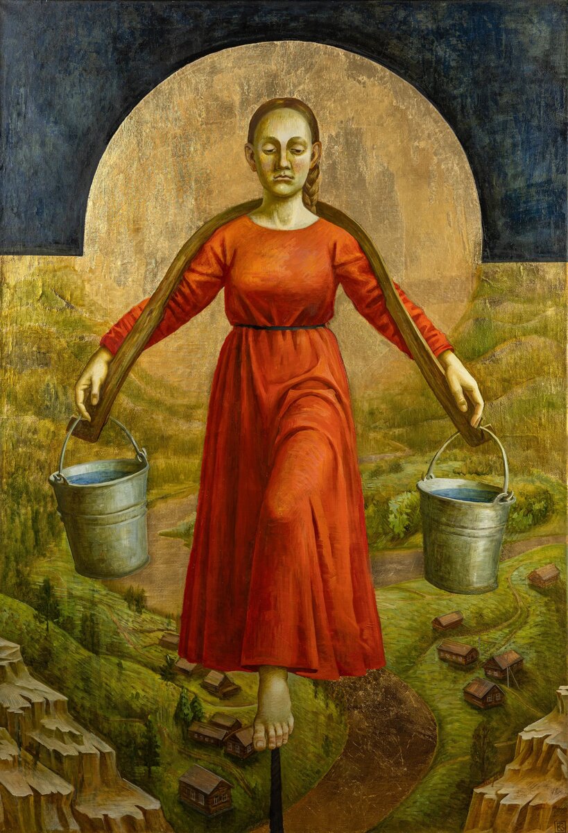 © Ксения Власова. Баланс. Холст, масло. 160 х 120см. 2024.