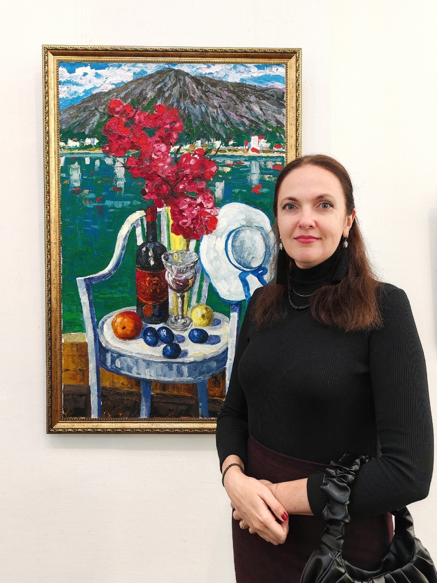 На выставке Валерия Теплова 
