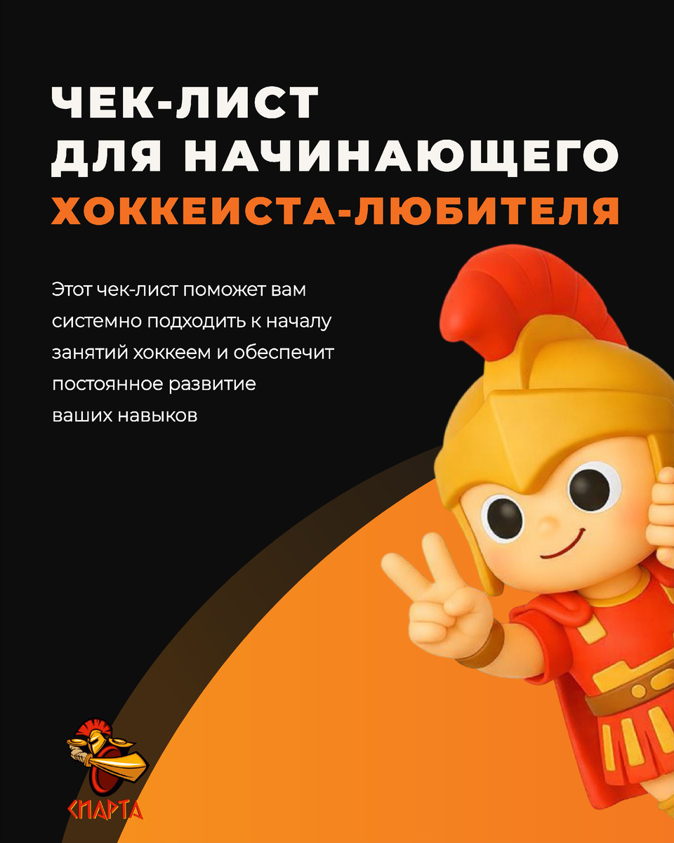 Любительский хоккей Воронеже, чек-лист хоккеиста. 