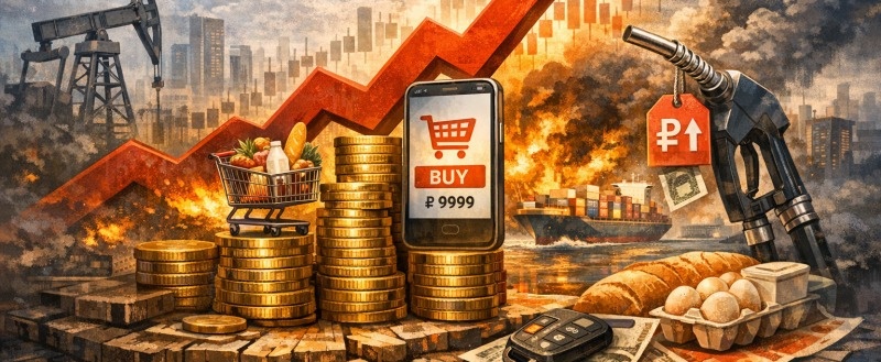 Россиян предупредили о росте цен на импортные товары из‑за ситуации на Ближнем Востоке