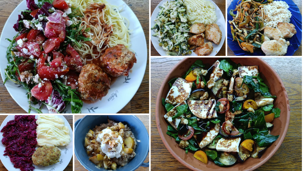 Мой рацион на 8 неделе