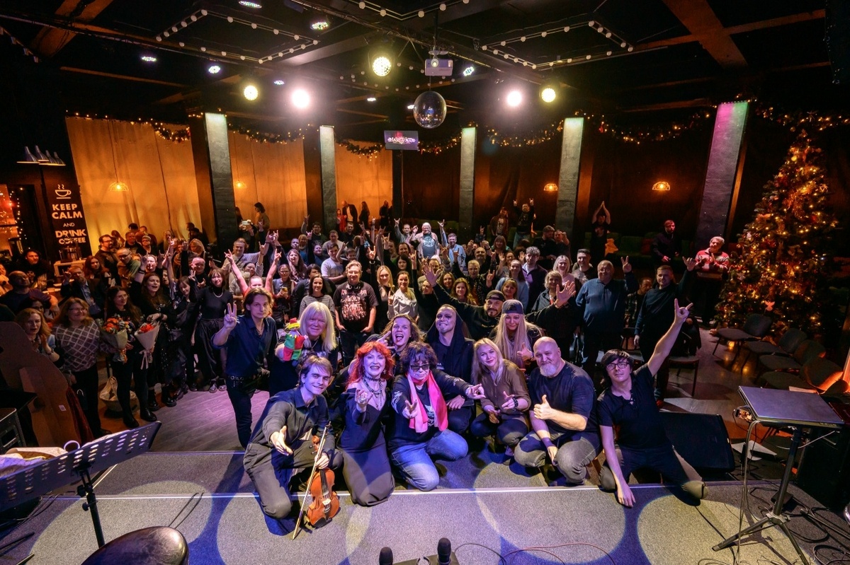 Участники проекта Margenta на концерте в 2025г.