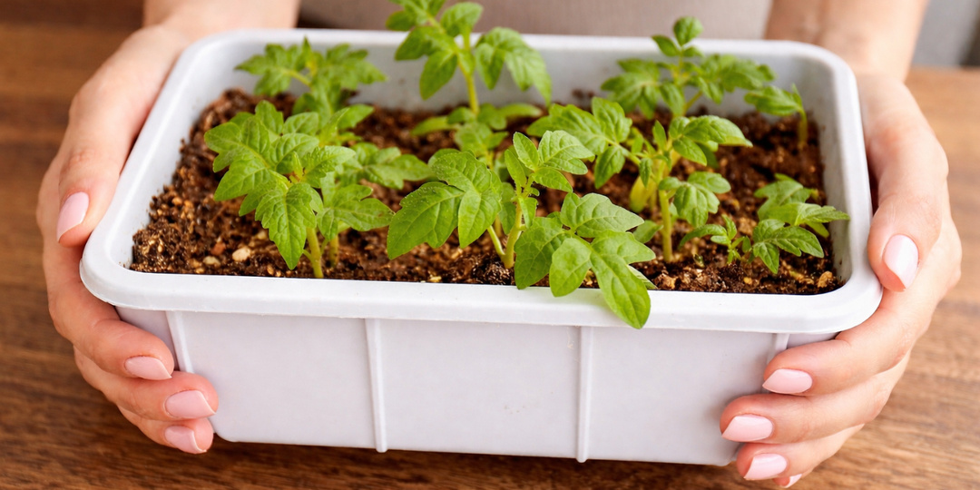 Томаты быстро всходят и растут толстым крепышом! Метод, о котором все молчат