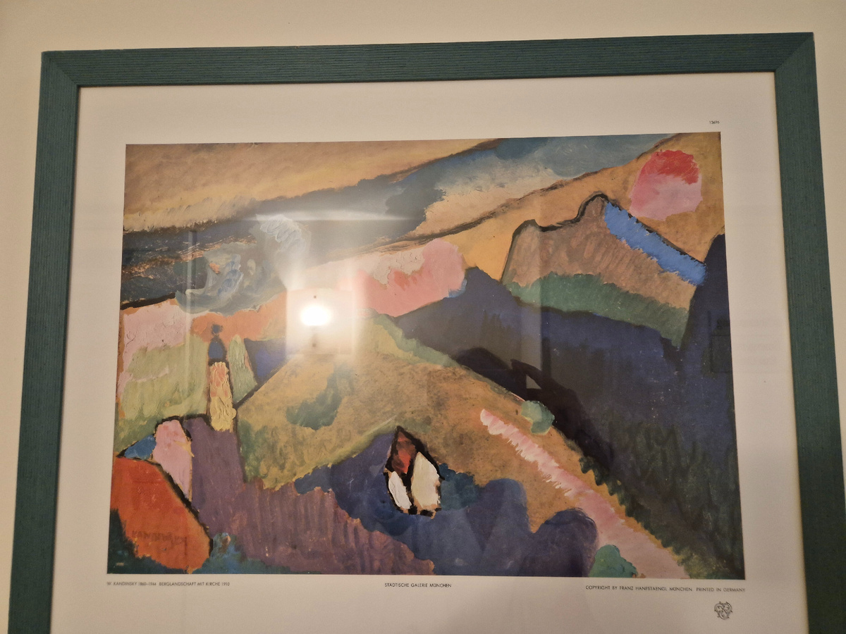 картины Василия Кандинского в фойе отеля Шератон,  Нюрнберг 