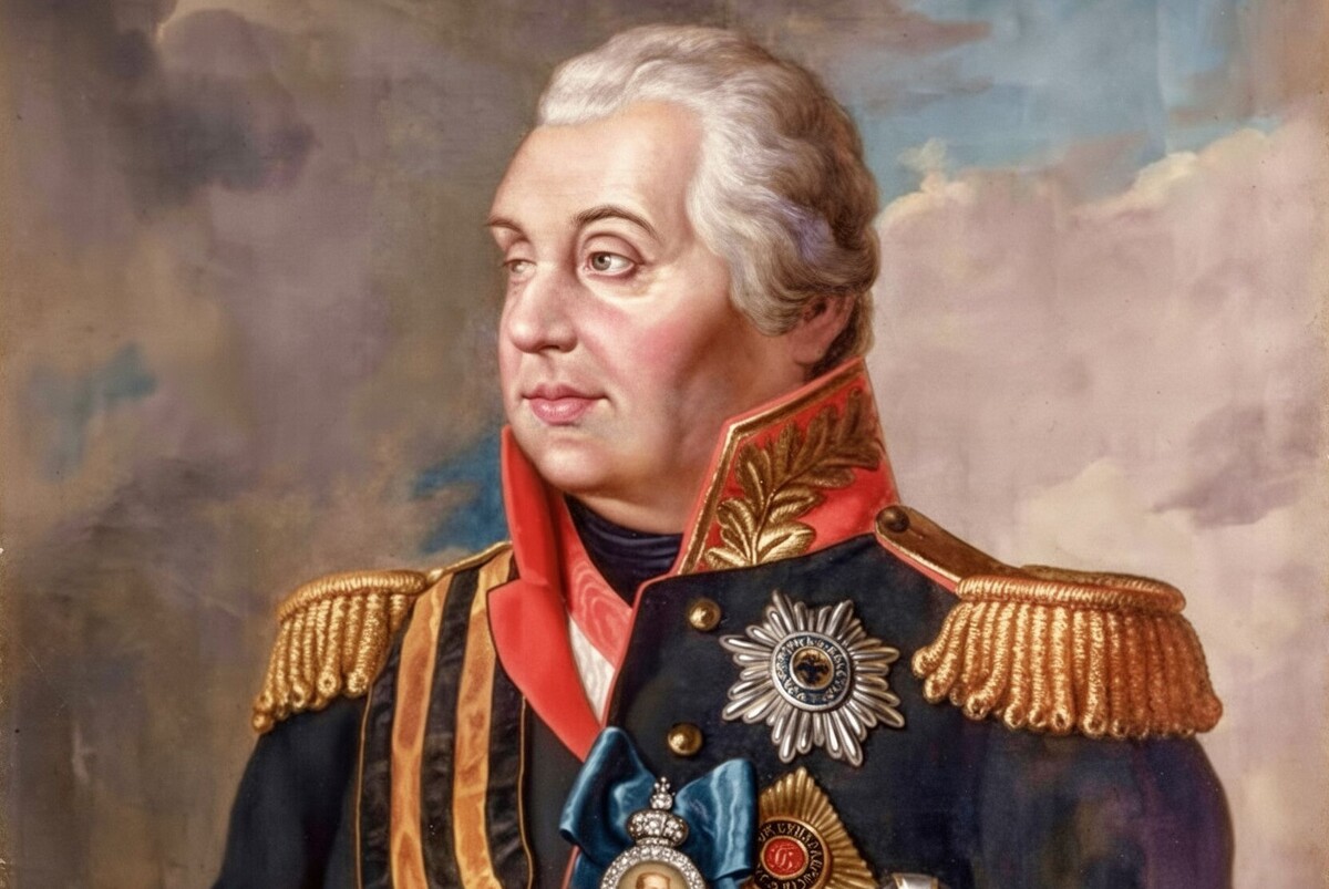 Портрет М.И. Кутузова (художник Р.М. Волков, 1813). Источник: Государственный Эрмитаж