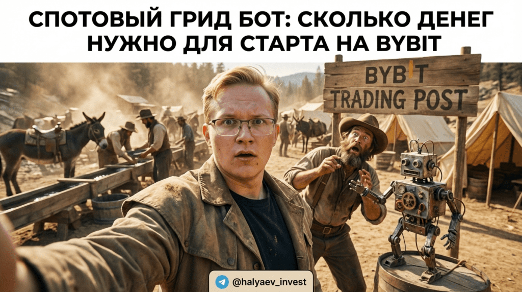    Сколько денег нужно для старта спотового грид бота на Bybit