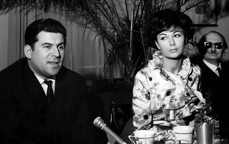    Эдита Пьеха и Александр Броневицкий в начале своего совместного пути.