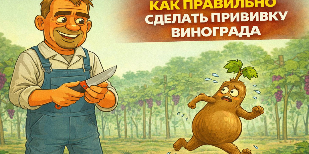 🍇 Даже не думай делать ПРИВИВКИ на ВИНОГРАДЕ пока не разберешь эти ошибки! Как устроен побег?