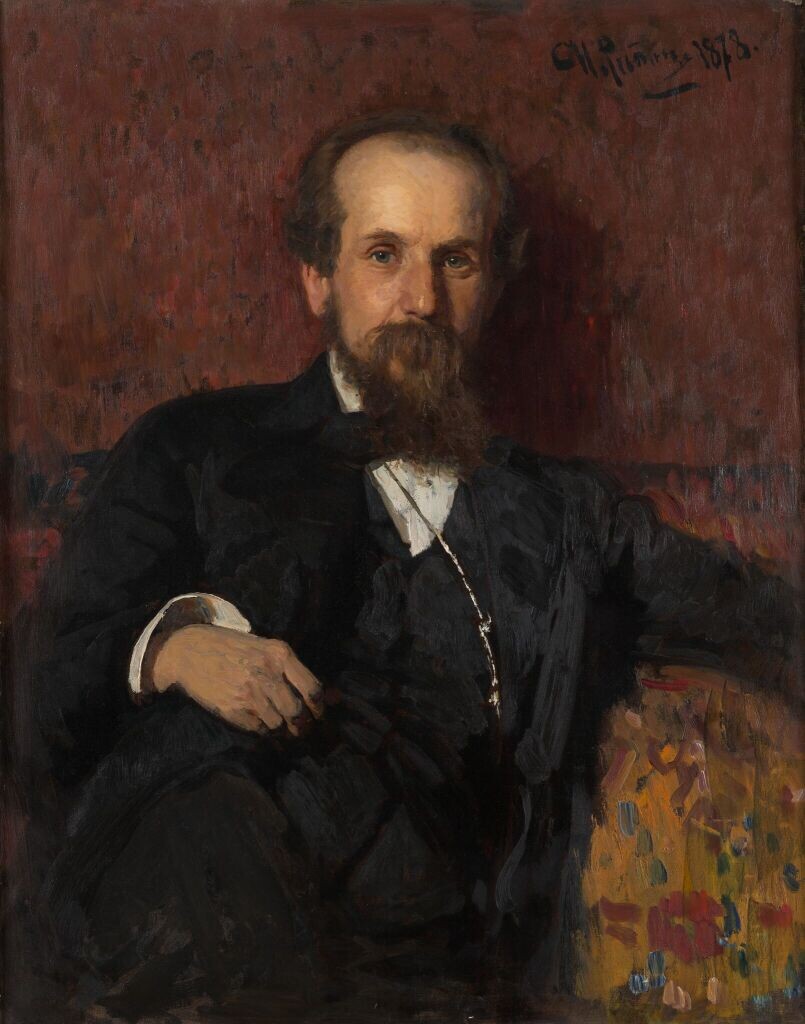 Илья Репин. Портрет Павла Чистякова, 1878