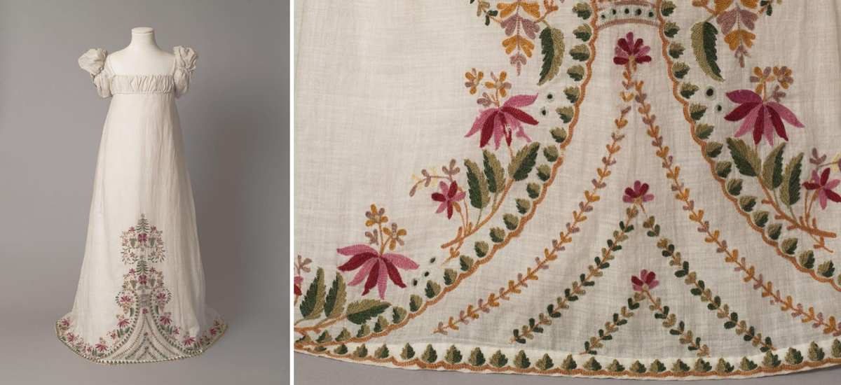 Платье для девочки, 1812-15, музей Виктории и Альберта