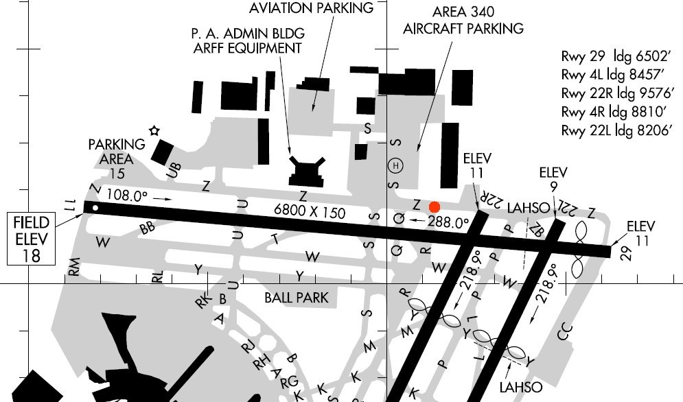 Схемы полос в аэропорту Ньюарка