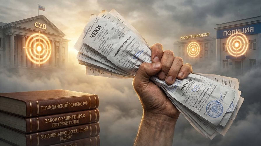 как заставить продавца заплатить за лечение, вернуть деньги и штраф