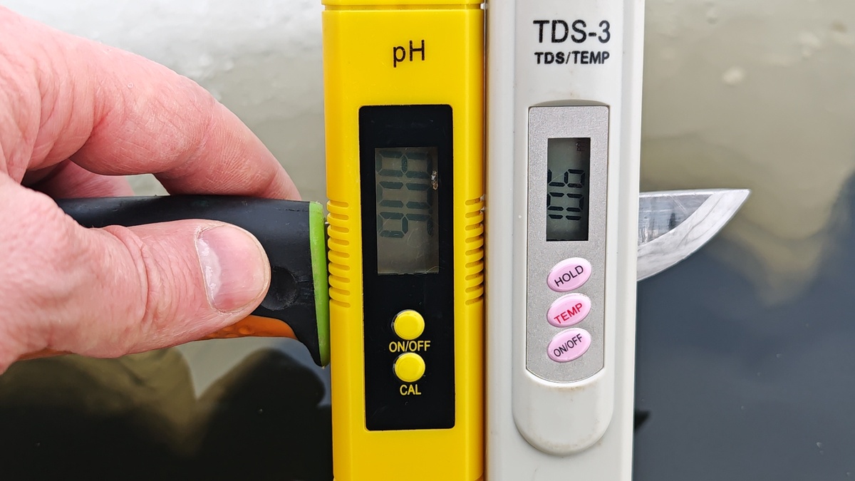 Заамеряю pH TDS