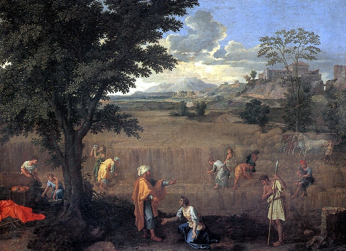 Никола Пуссен «Лето», 1660 –1664 годы. Холст, масло. Размеры: 118 x 160 см. Лувр, Париж. Фото картины взято из открытого источника.