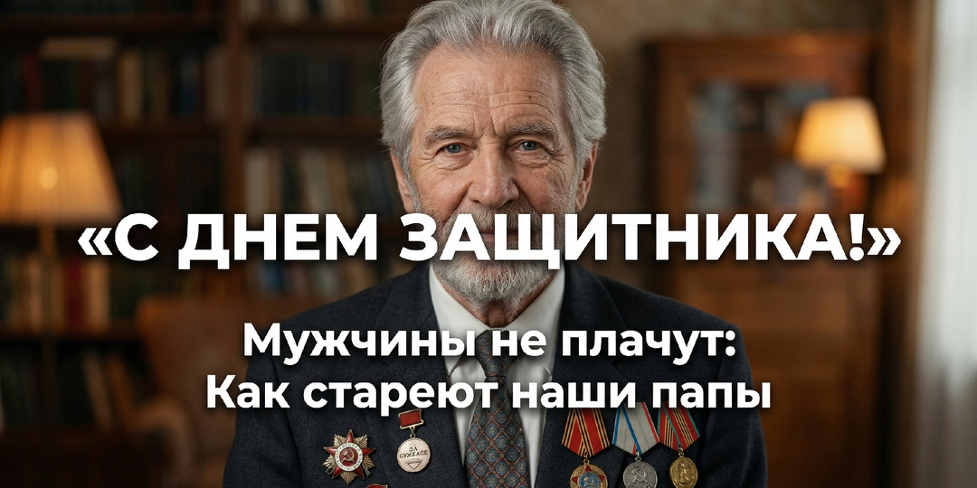 Мужчины не плачут: Как стареют наши папы (С 23 февраля)