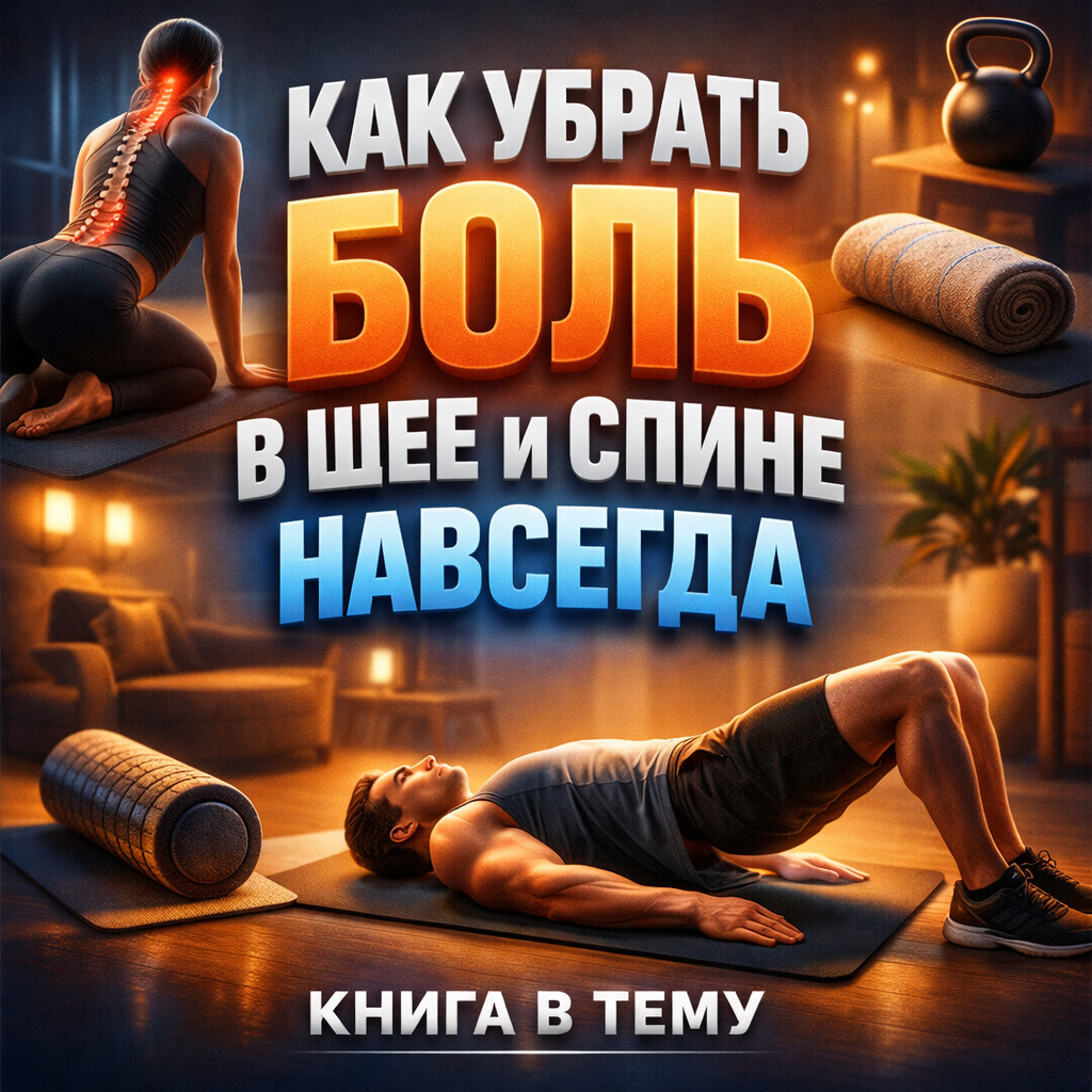 Как убрать боль в шее и спине упражнениями дома навсегда