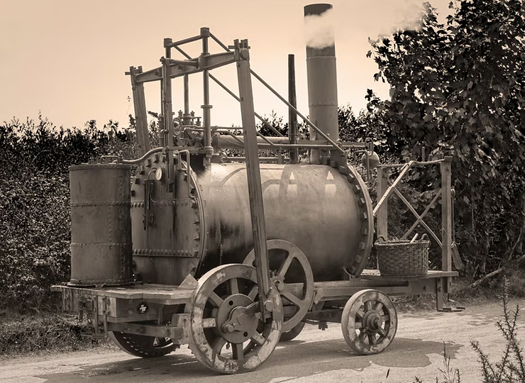 Паровой пассажирский вагон "Puffing Devil" 1801 г.