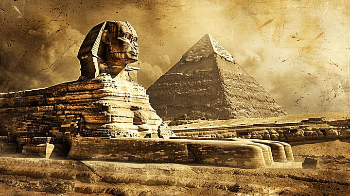 Часто Сфинкса заносит песком.