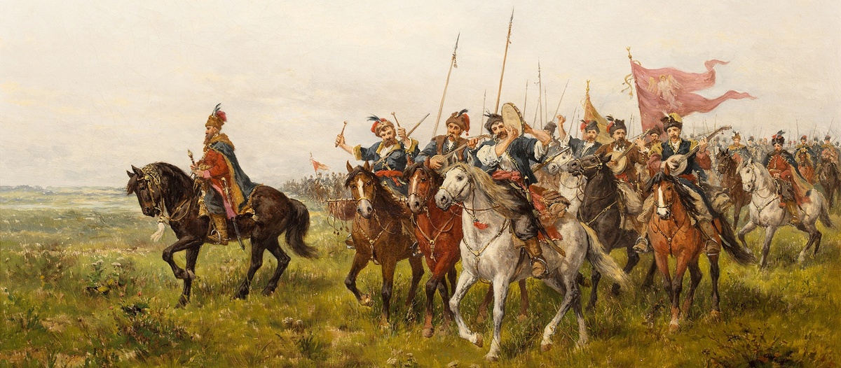 Картина Юзефа Брандта «Запорожское войско в походе». © Юзеф Брандт