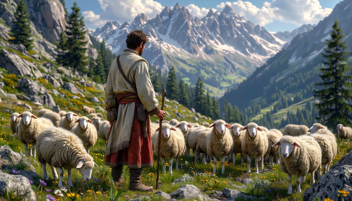 Елдар был пастухом.