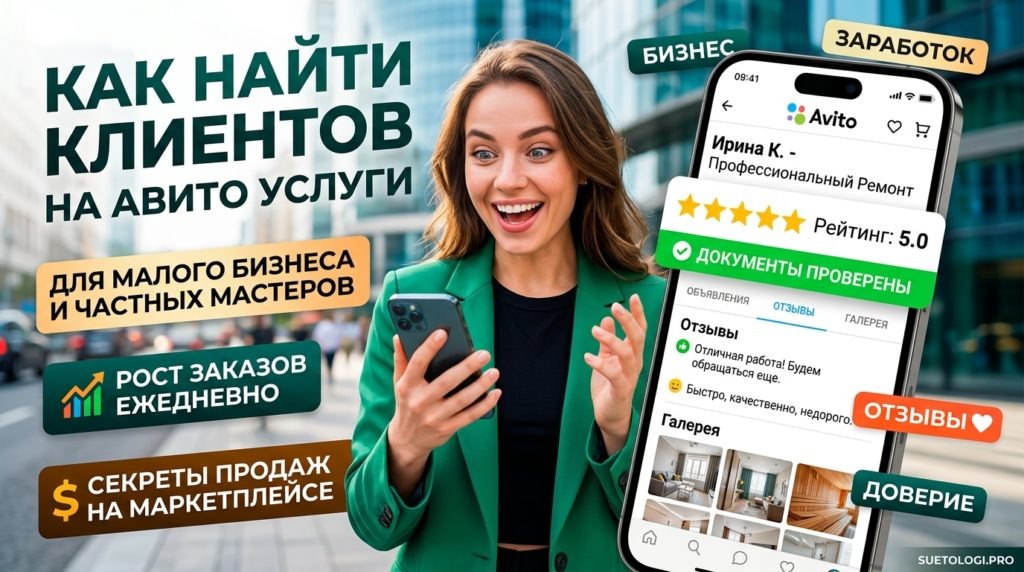    Как искать клиентов на Авито для малого бизнеса и услуг